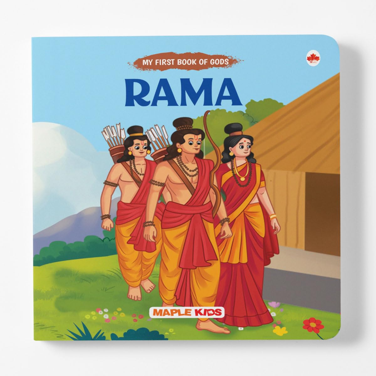 Story Book For Kids - Rama - Illustrated Board Book For Children - Mythology Stories For Kids - Age 0 - 2 Years