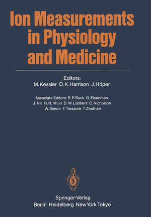 Ion Measurements In Physiology And Medicine,Used