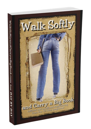 Walk Softly & Carry a Big Book (12 Step classic slogans, Higher Powered pages, history of Serenity Prayer, great oneliners from ,Used