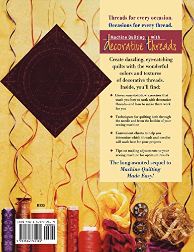 Machine Quilting with Decorative Threads,Used