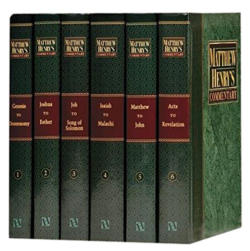 Matthew Henry's Commentary on the Whole Bible - Complete & Unabridged, 6 Volumes by Hendrickson Pub