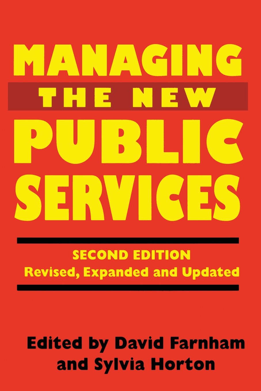 Managing the New Public Services