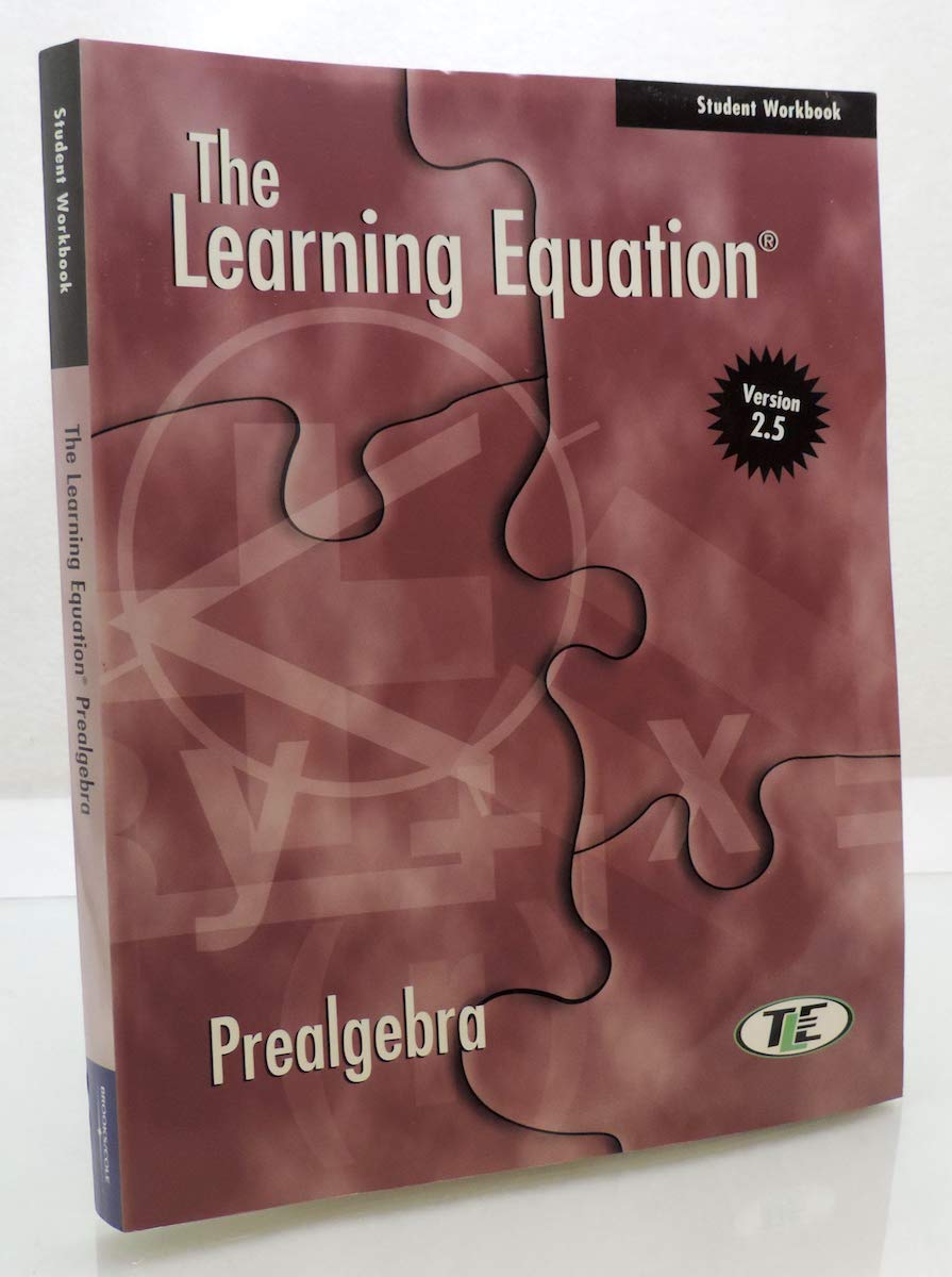 The Learning Equation Prealgebra Student Workbook (with CD), Version 2.5,Used