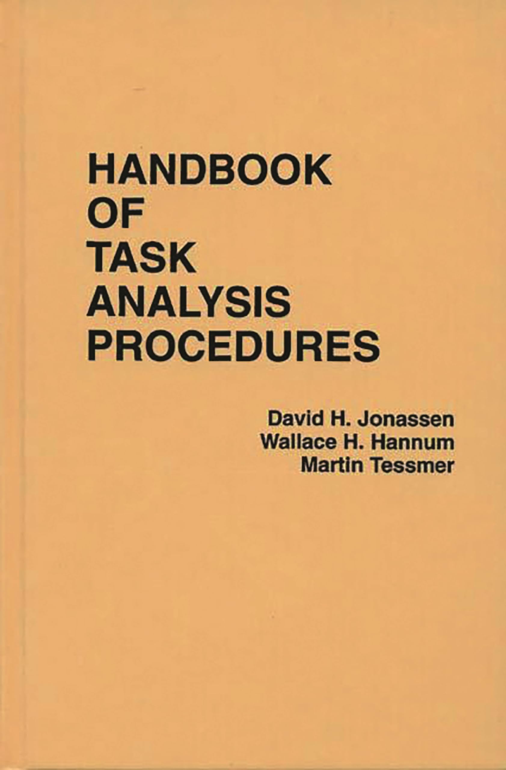 Handbook of Task Analysis Procedures,Used