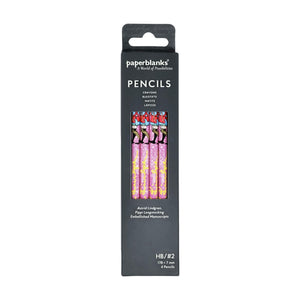 Paperblanks | Astrid Lindgren, Pippi Longstocking | Embellished Manuscripts Collection | Pencils | 4 Pack