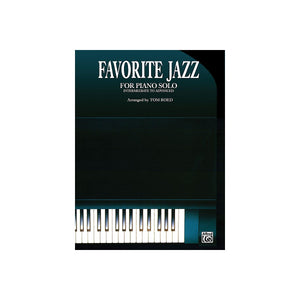 Favorite Jazz for Piano Solo: Intermediate to Advanced,Used