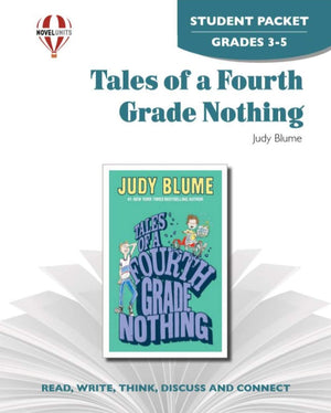 Tales of a Fourth Grade Nothing  Student Packet by Novel Units,Used