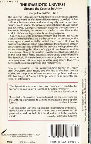 The Symbiotic Universe: Life and the Cosmos in Unity,Used