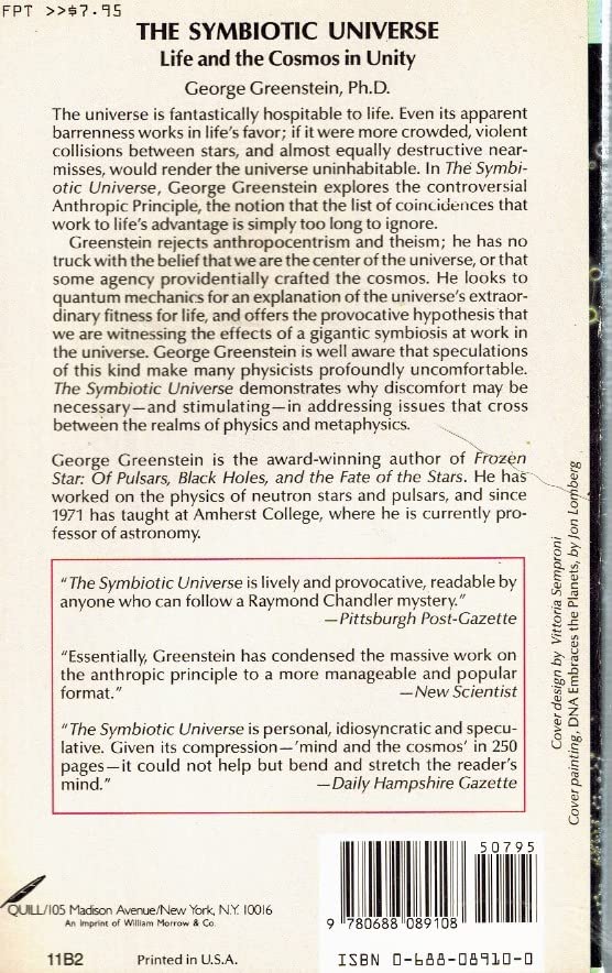 The Symbiotic Universe: Life and the Cosmos in Unity,Used