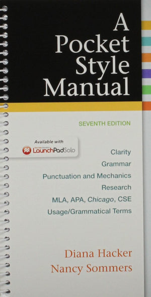 Pocket Style Manual 7e & LaunchPad Solo for A Pocket Style Manual 7e (Six Month Access),Used