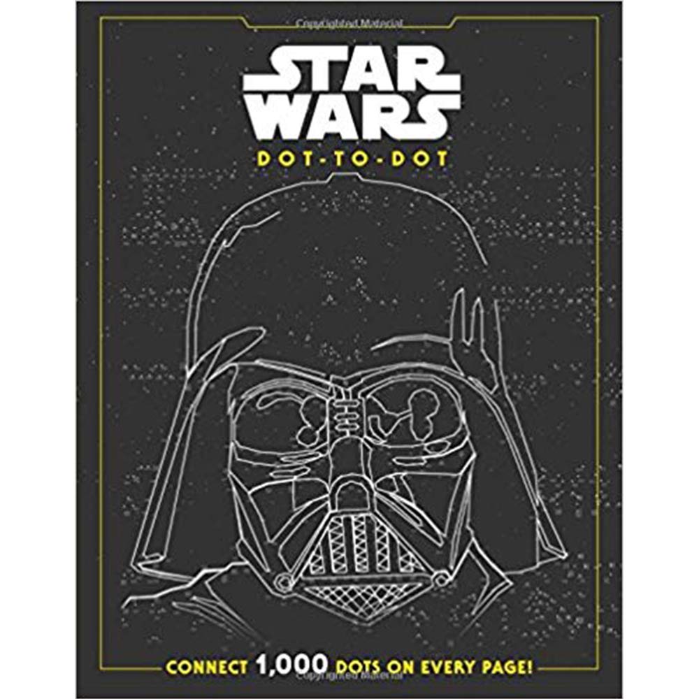 Star Wars Dot-to-Dot: CONNECT 1000 DOTS ON EVERY PAGE-Like new