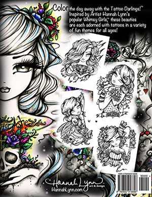 Tattoo Darlings: An Inky Girls Coloring Book,Used