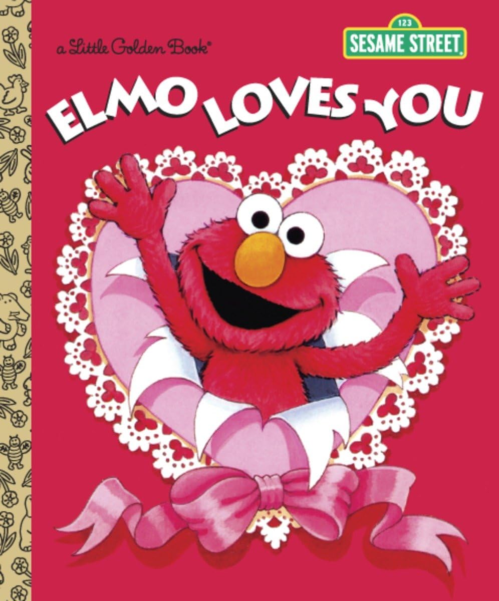 Elmo Loves You (Sesame Street) (Little Golden Book),Used