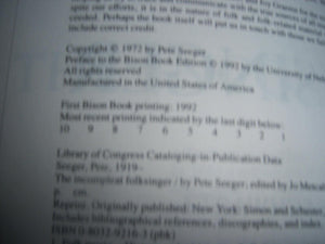 The Incompleat Folksinger,Used