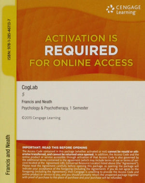 Coglab 5, 1 Term (6 Months) Printed Access Card