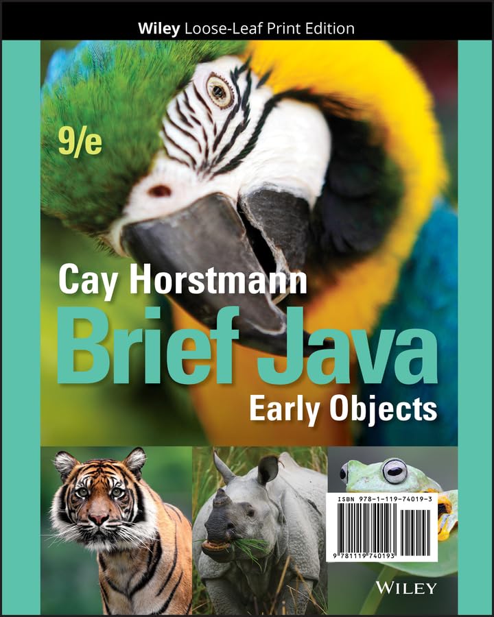 Brief Java: Early Objects,Used