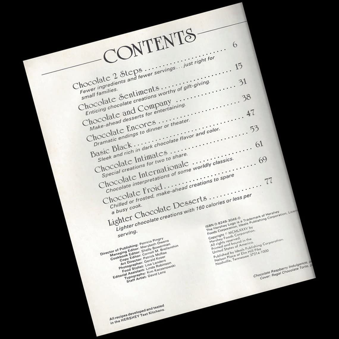 Hershey's timeless desserts,Used