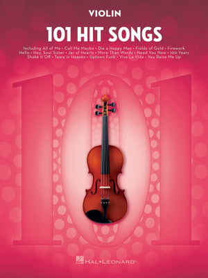 101 Hit Songs For Violin  Violin Music Book With Famous And Beloved Compositions  Violin Sheet Music Book For Beginners And Ex,Used