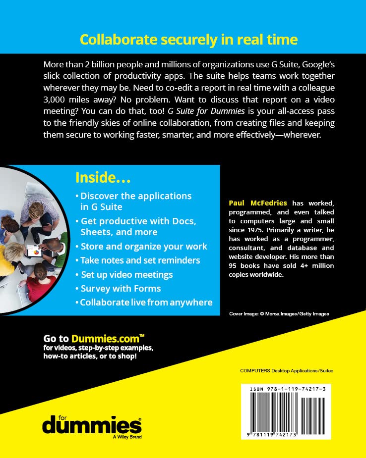 G Suite For Dummies (For Dummies (Computer/Tech)),Used