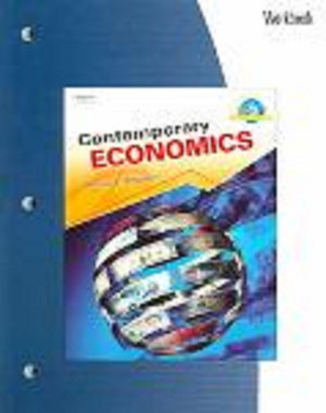 Workbook for Contemporary Economics,New