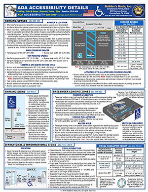 Ada Accessibility Details Quickcard: Updated Based On 2010 Ada