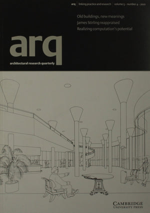 arq: Architectural Research Quarterly: Volume 5, Part 4,Used