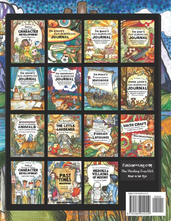 The Artists FunSchooling Journal: Homeschooling Curriculum Handbook for Students Majoring in Art | ESL and Dyslexia Friendly | ,Used