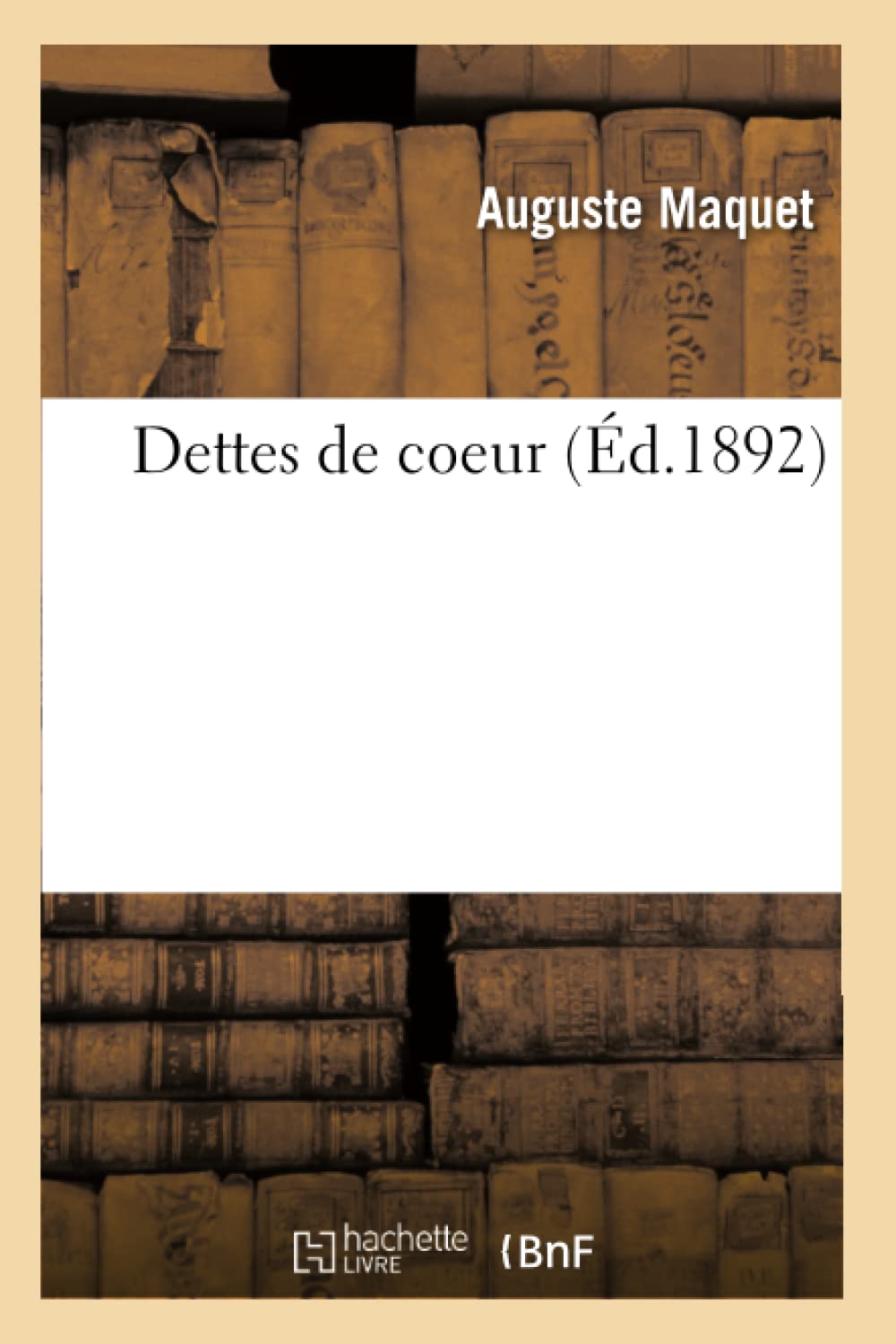Dettes De Coeur (D.1892) (Litterature) (French Edition),Used