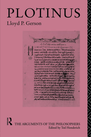 Plotinusarg Philosophers (Arguments Of The Philosophers)