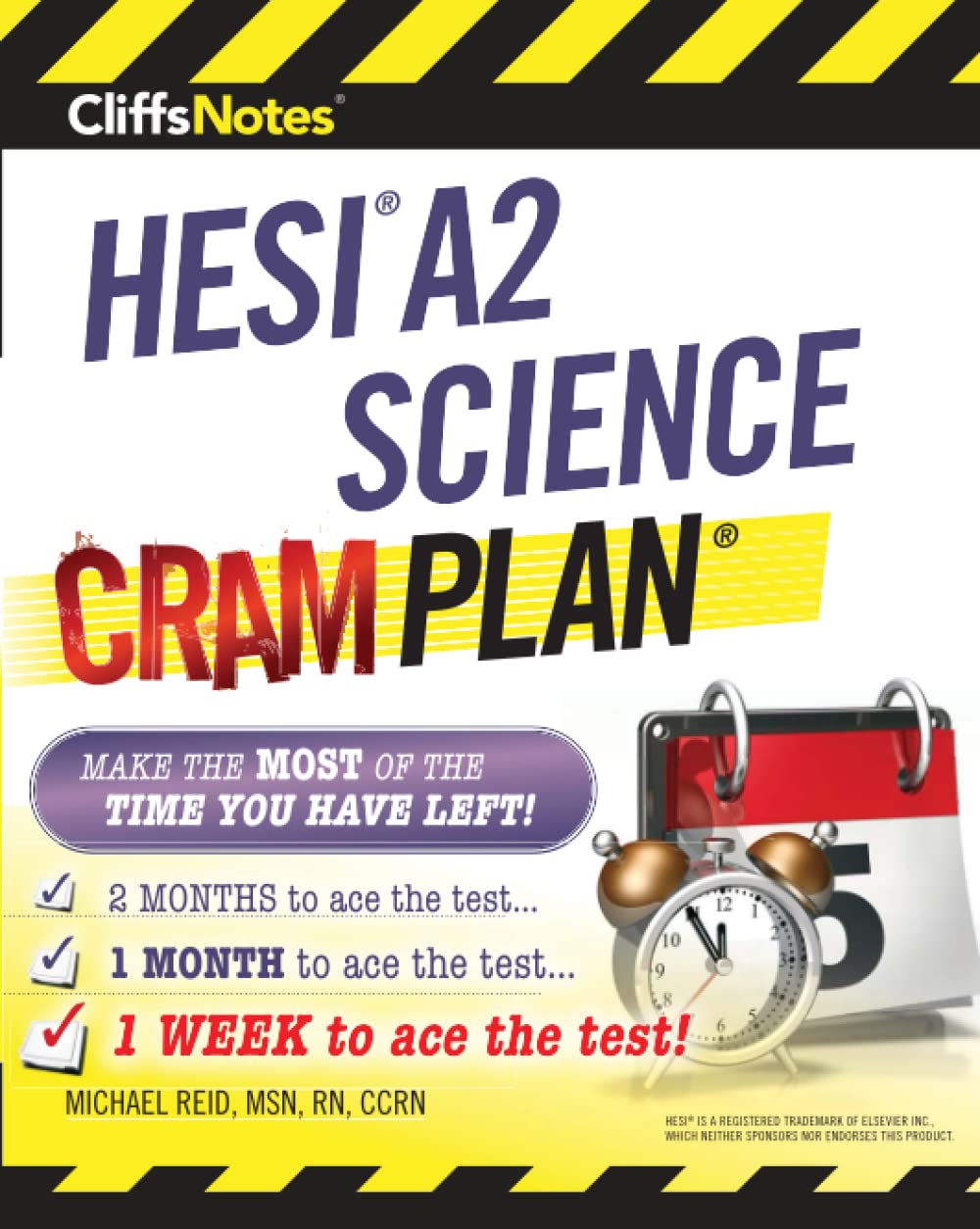 CliffsNotes HESI A2 Science Cram Plan (CliffsNotes Cram Plan),Used