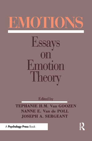Emotions: Essays On Emotion Theory,Used