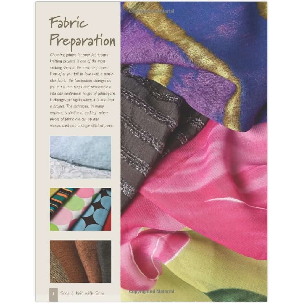 Strip & Knit with Style: Create FabricYarn Use Cotton, Wool, Fleece & More Knit 16 Projects for You & Your Home,Used