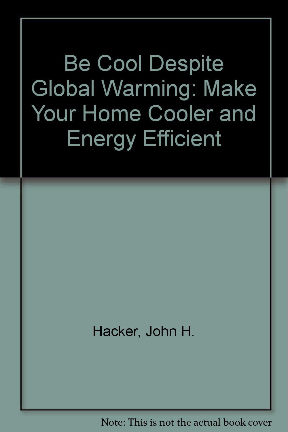 Be Cool Despite Global Warming: Make Your Home Cooler and Energy Efficient,Used