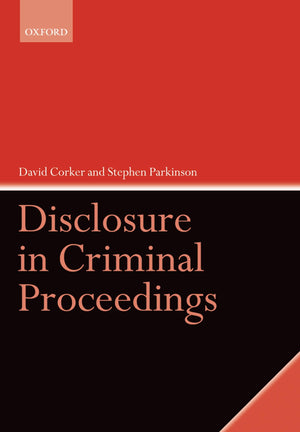 Disclosure In Criminal Proceedings