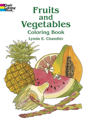 Fruits And Vegetables Coloring Book,New