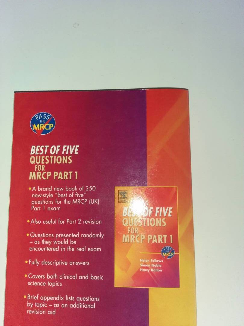 Best of Five Questions for MRCP Part 1,Used