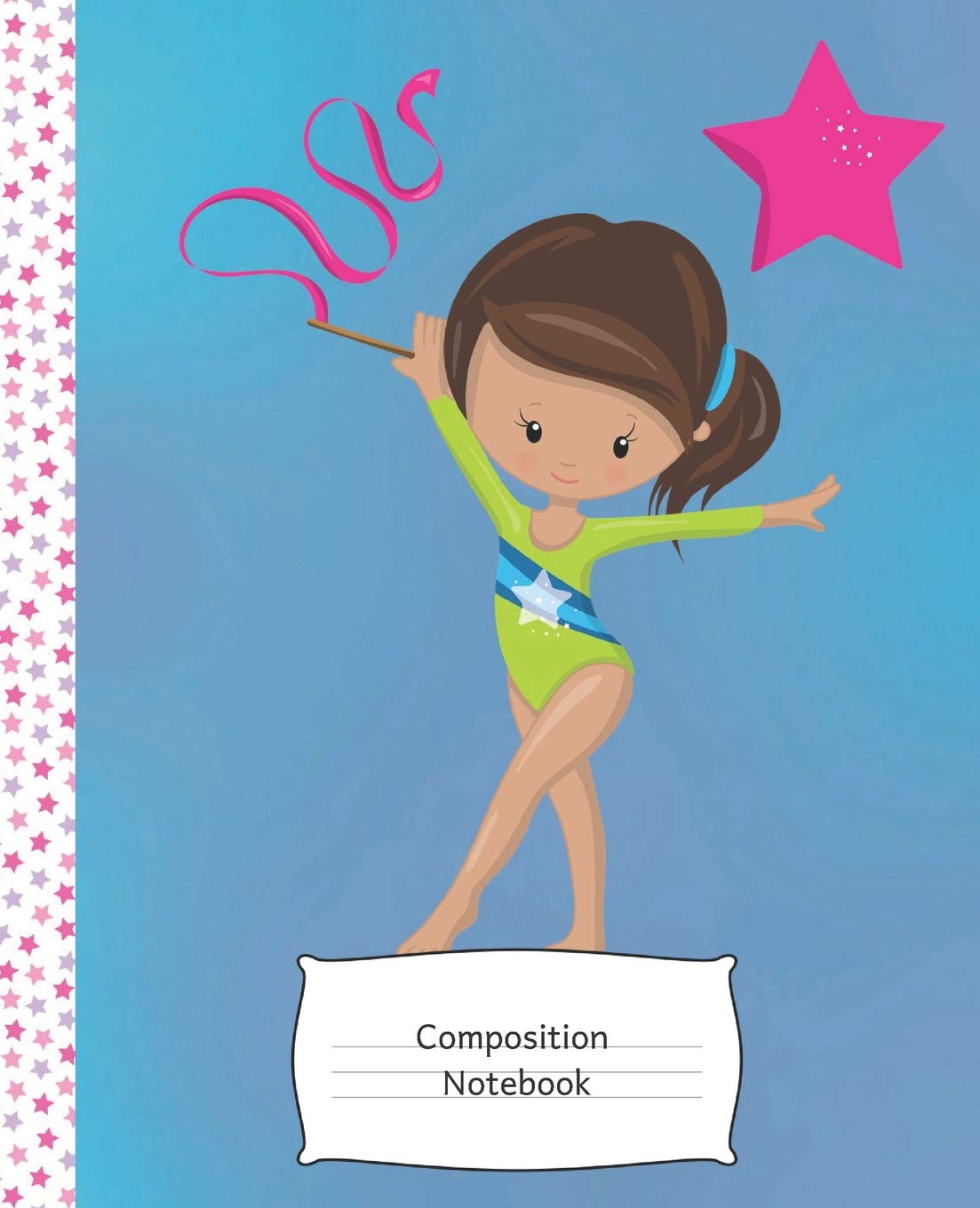 Composition Notebook: Dancer or Gymnastics, Notebook for girls, 3rd grade and up, 100 pages wide ruled 7.5 x 9.25,Used
