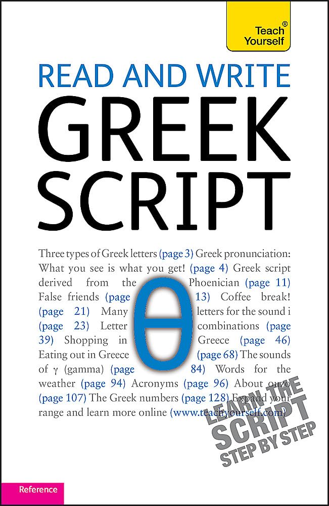 Read And Write Greek Script (Teach Yourself)