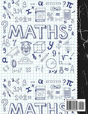 Graph Paper Notebook: Grid Composition Notebook for Math and Science Students, Blank Quad Ruled, 8.5 x 11, 100 pages,Used