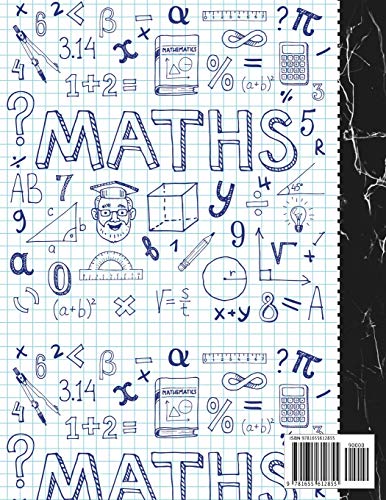 Graph Paper Notebook: Grid Composition Notebook for Math and Science Students, Blank Quad Ruled, 8.5 x 11, 100 pages,Used