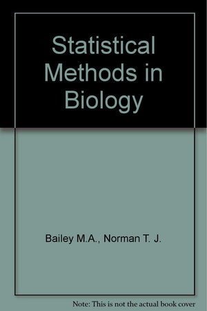 Statistical Methods in Biology,Used