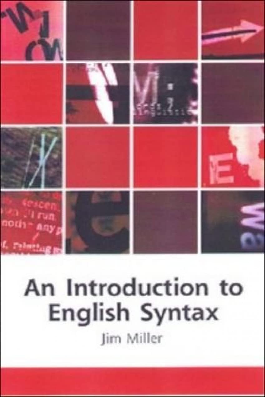 An Introduction to English Syntax (Edinburgh Textbooks on the English Language),Used