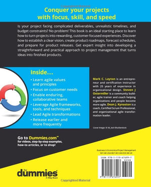 Agile Project Management For Dummies, 3rd Edition (For Dummies (Computer/Tech)),Used