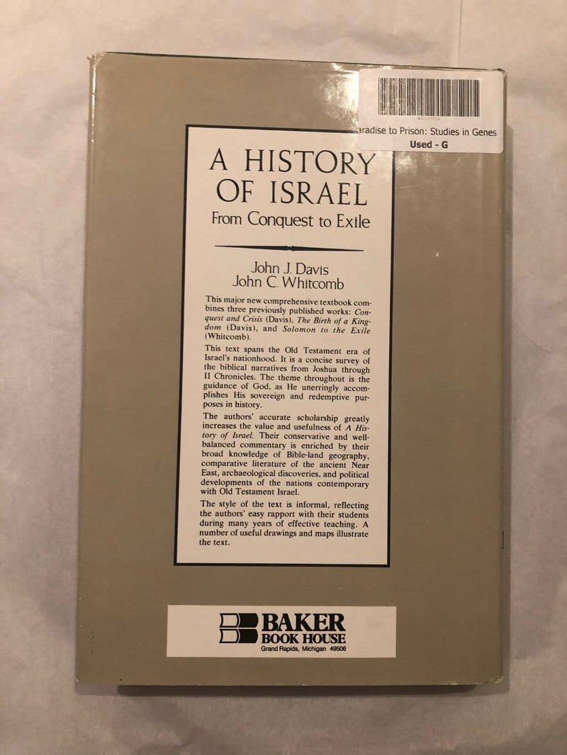 Paradise To Prison: Studies In Genesis,Used