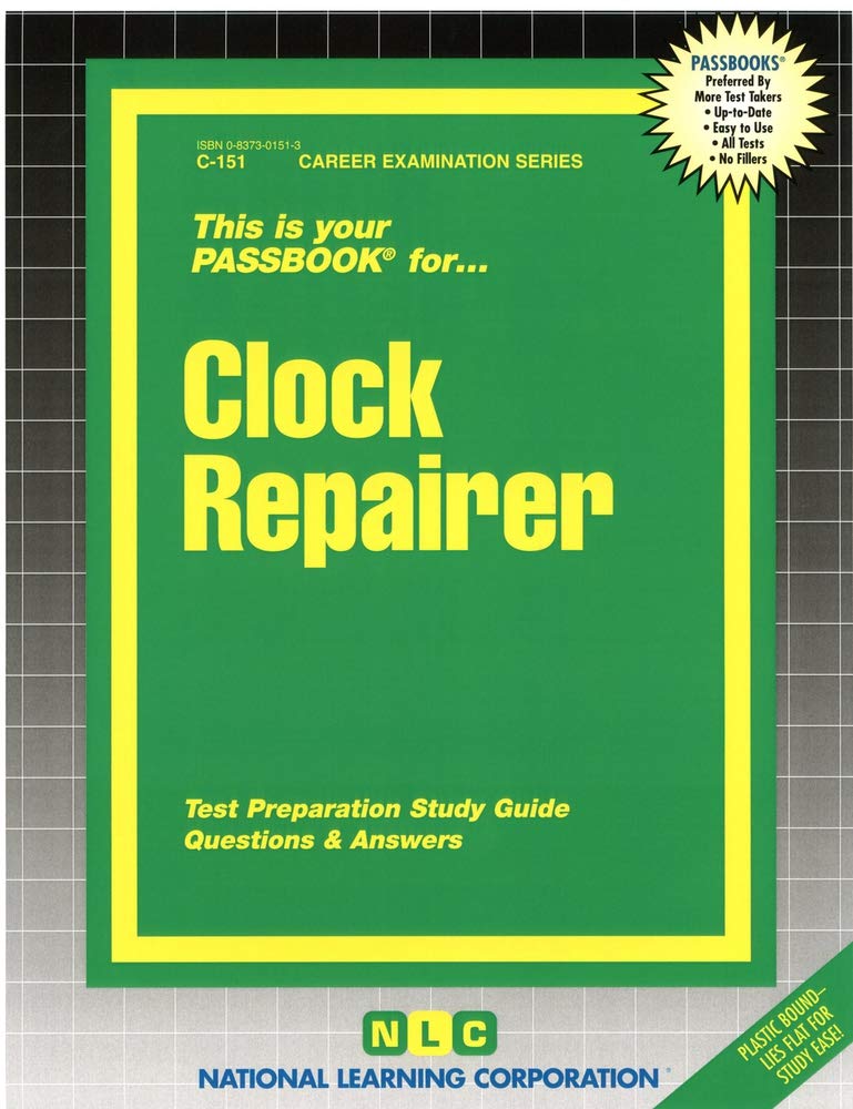 Clock Repairer (Career Examination Series),Used