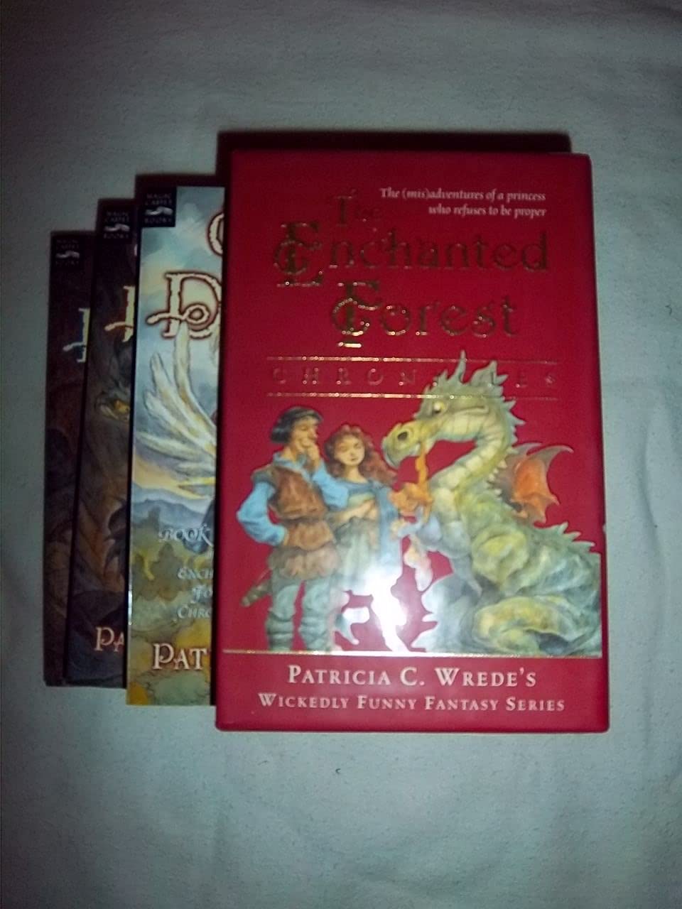 The Enchanted Forest Chronicles: Dealing With Dragons / Searching For Dragons / Calling On Dragons / Talking To Dragons (Enchant,Used