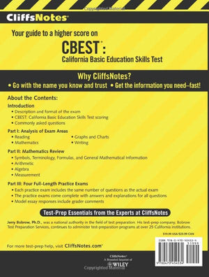 Cliffsnotes Cbest: 7Th Edition (Cliffstestprep),New