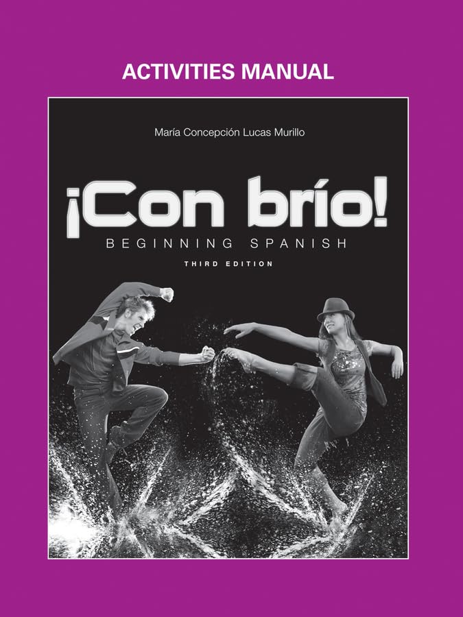 Con bro!: Beginning Spanish, Activities Manual (Spanish Edition),Used