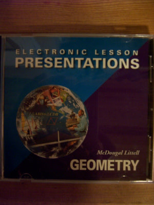 McDougal Littell High School Math: Electronic Lesson Presentations CDROM Geometry,Used