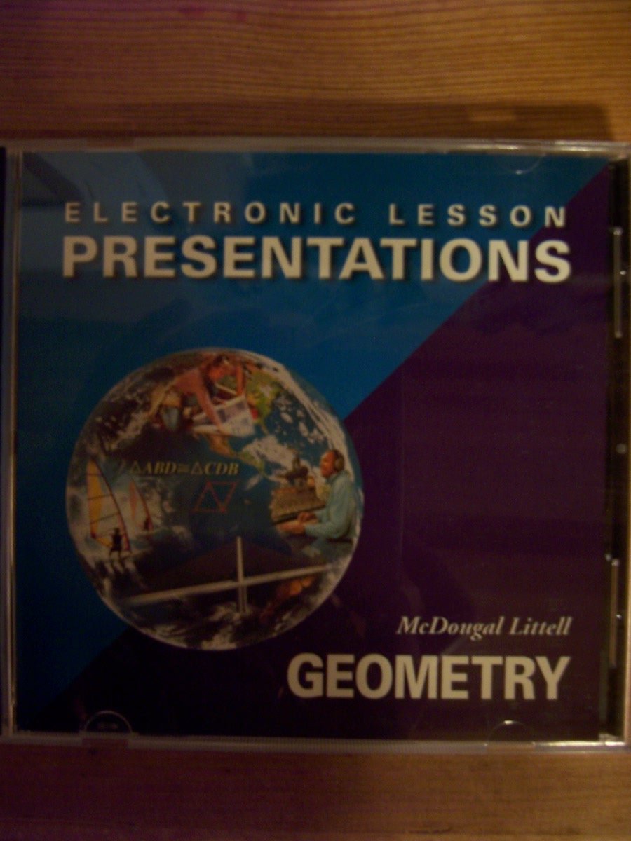 McDougal Littell High School Math: Electronic Lesson Presentations CDROM Geometry,Used